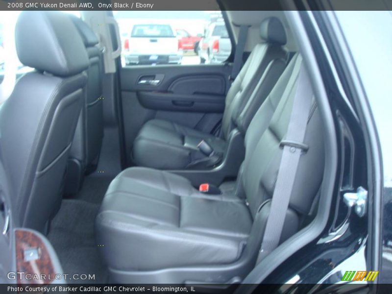 Onyx Black / Ebony 2008 GMC Yukon Denali AWD