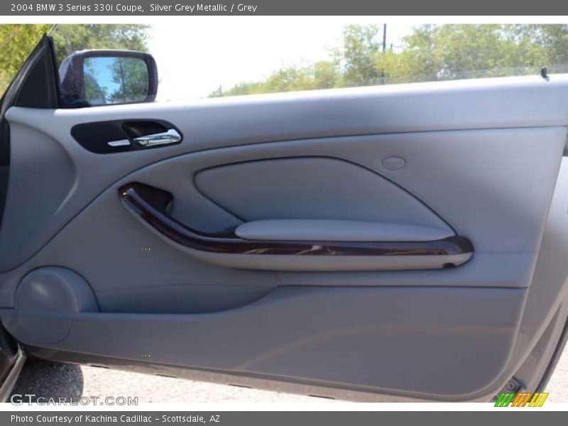 Silver Grey Metallic / Grey 2004 BMW 3 Series 330i Coupe