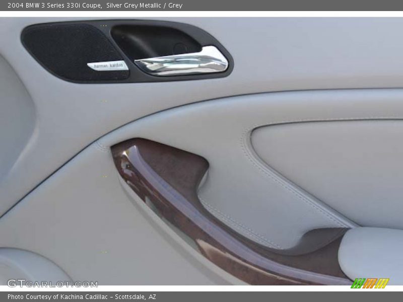Silver Grey Metallic / Grey 2004 BMW 3 Series 330i Coupe
