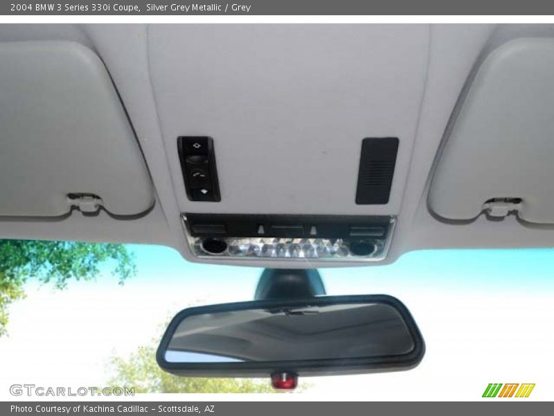 Silver Grey Metallic / Grey 2004 BMW 3 Series 330i Coupe