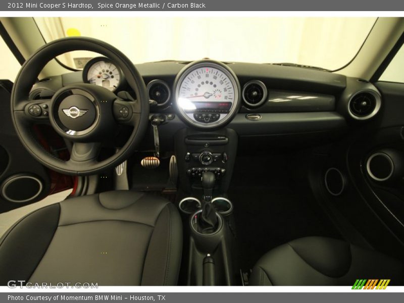 Spice Orange Metallic / Carbon Black 2012 Mini Cooper S Hardtop