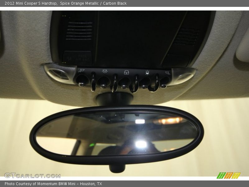 Spice Orange Metallic / Carbon Black 2012 Mini Cooper S Hardtop