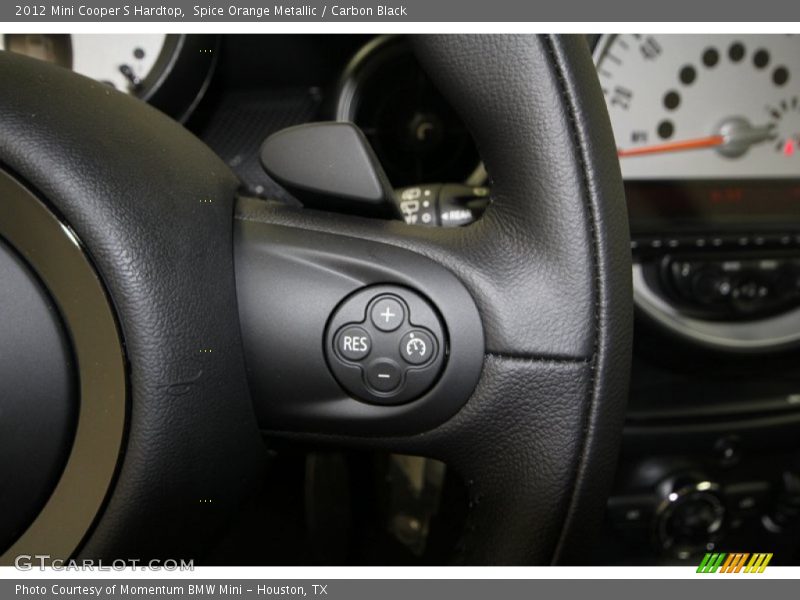Spice Orange Metallic / Carbon Black 2012 Mini Cooper S Hardtop