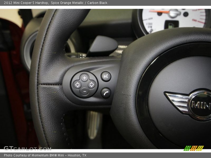 Spice Orange Metallic / Carbon Black 2012 Mini Cooper S Hardtop