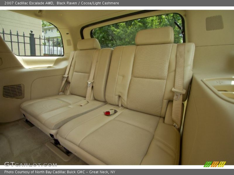 Black Raven / Cocoa/Light Cashmere 2007 Cadillac Escalade AWD