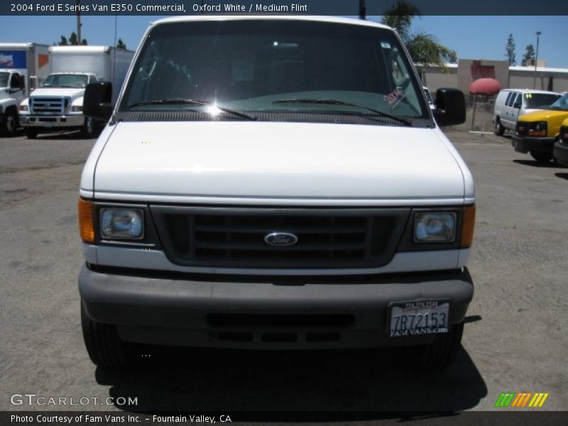 Oxford White / Medium Flint 2004 Ford E Series Van E350 Commercial