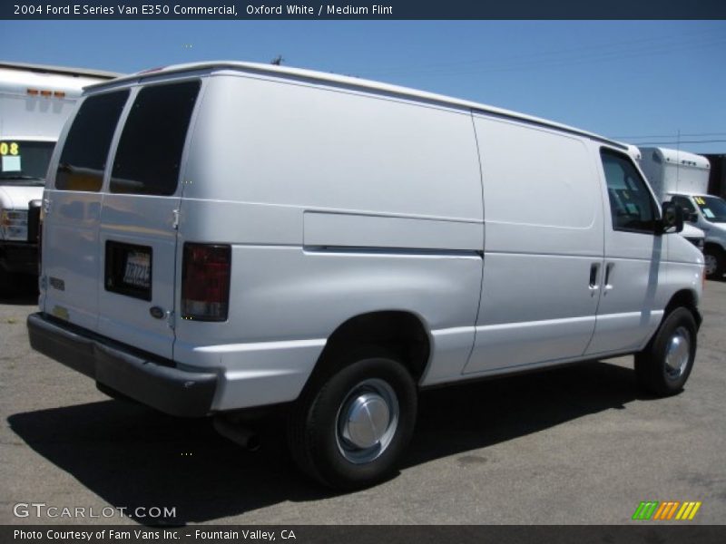 Oxford White / Medium Flint 2004 Ford E Series Van E350 Commercial