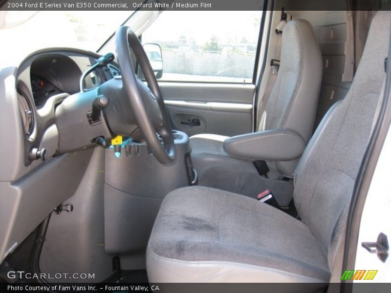 Oxford White / Medium Flint 2004 Ford E Series Van E350 Commercial