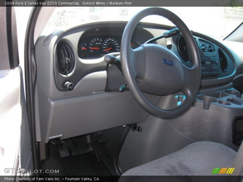 Oxford White / Medium Flint 2004 Ford E Series Van E350 Commercial