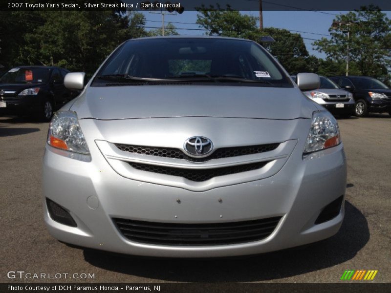 Silver Streak Mica / Dark Charcoal 2007 Toyota Yaris Sedan