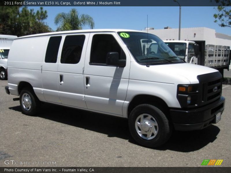 Oxford White / Medium Flint 2011 Ford E Series Van E150 XL Cargo