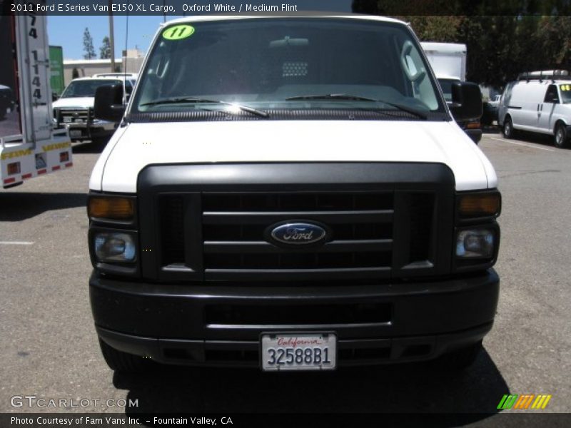 Oxford White / Medium Flint 2011 Ford E Series Van E150 XL Cargo