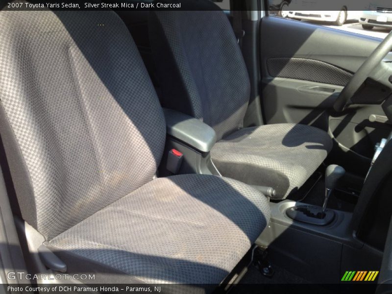 Silver Streak Mica / Dark Charcoal 2007 Toyota Yaris Sedan