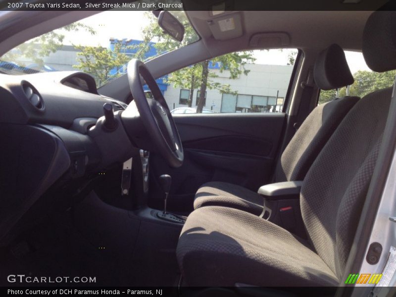 Silver Streak Mica / Dark Charcoal 2007 Toyota Yaris Sedan