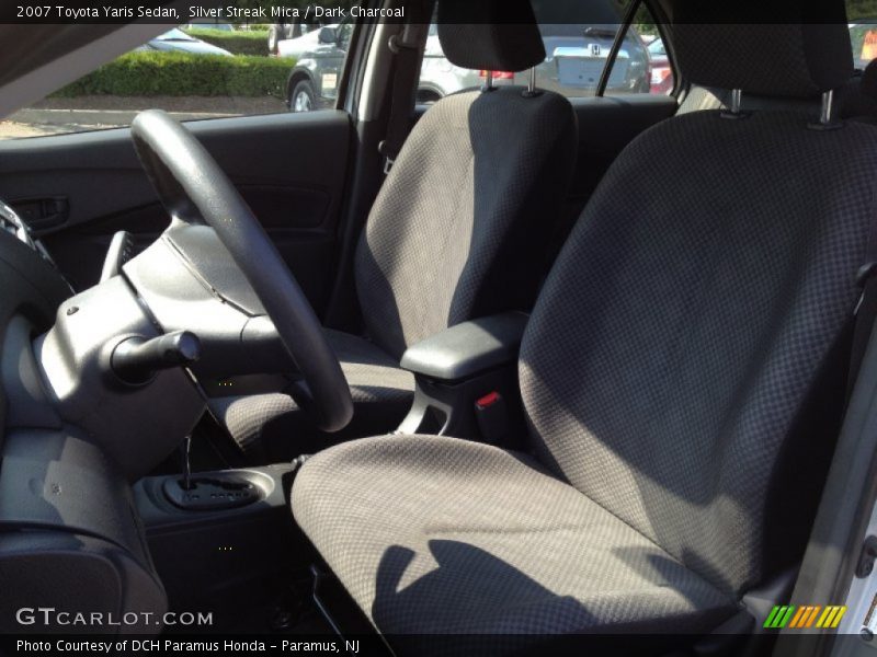 Silver Streak Mica / Dark Charcoal 2007 Toyota Yaris Sedan