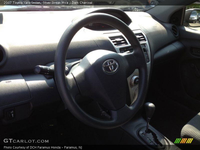Silver Streak Mica / Dark Charcoal 2007 Toyota Yaris Sedan