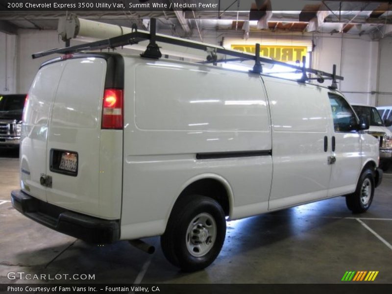 Summit White / Medium Pewter 2008 Chevrolet Express 3500 Utility Van