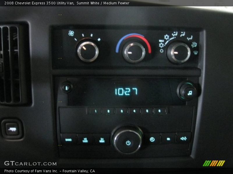 Summit White / Medium Pewter 2008 Chevrolet Express 3500 Utility Van