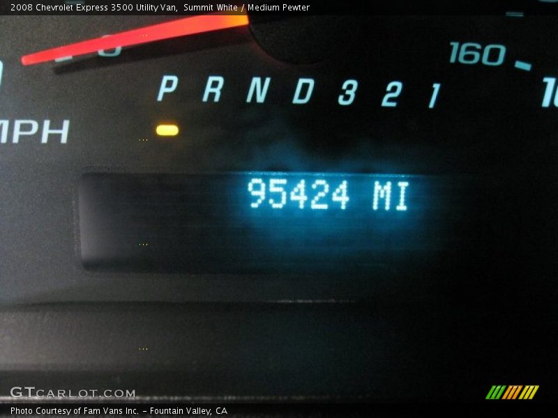 Summit White / Medium Pewter 2008 Chevrolet Express 3500 Utility Van