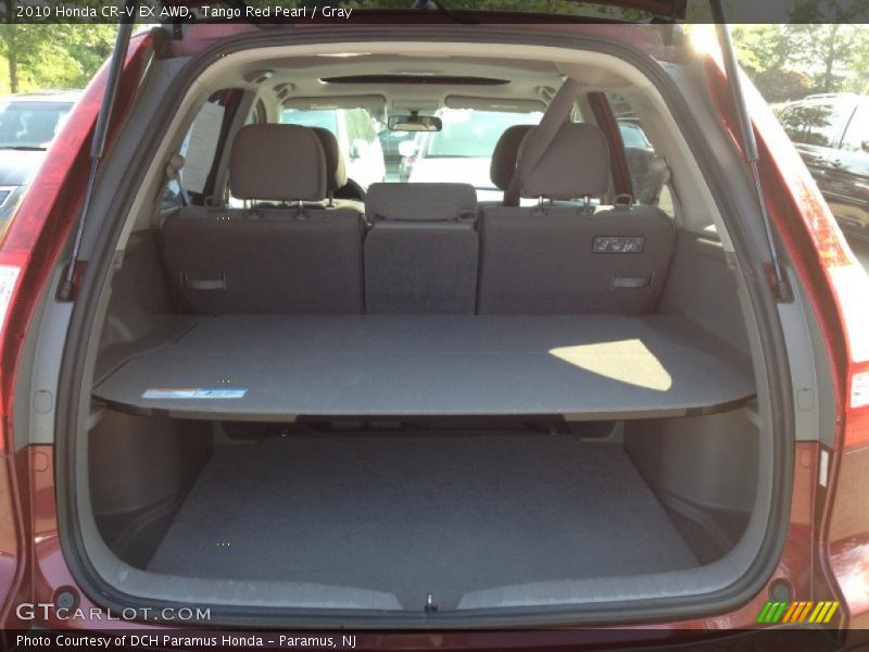 Tango Red Pearl / Gray 2010 Honda CR-V EX AWD