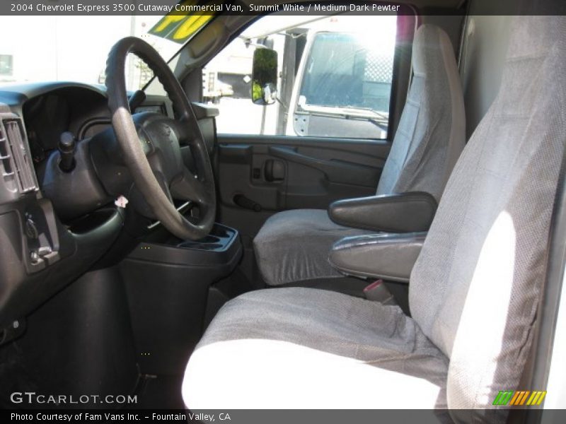 Summit White / Medium Dark Pewter 2004 Chevrolet Express 3500 Cutaway Commercial Van