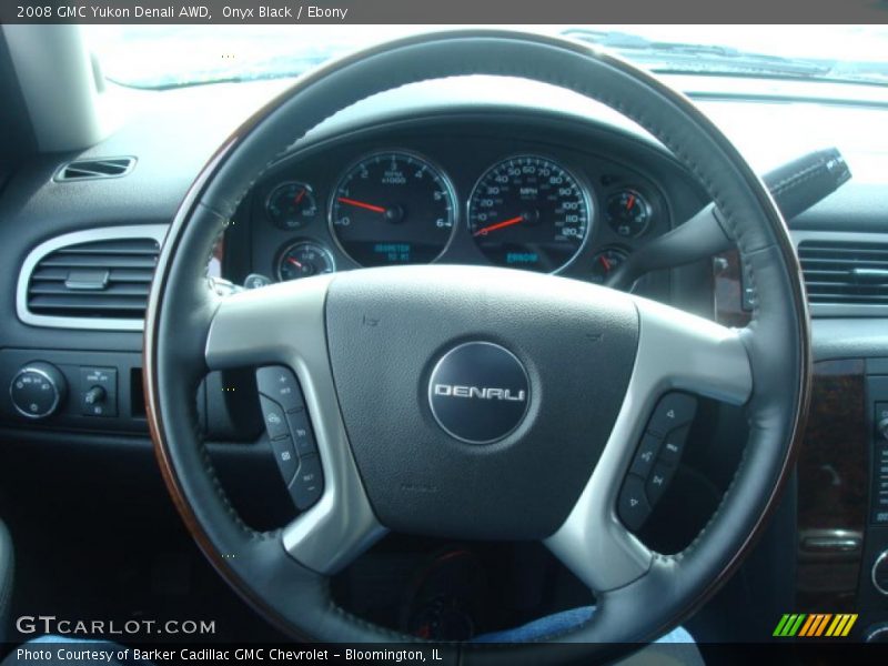 Onyx Black / Ebony 2008 GMC Yukon Denali AWD