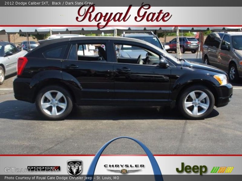 Black / Dark Slate Gray 2012 Dodge Caliber SXT