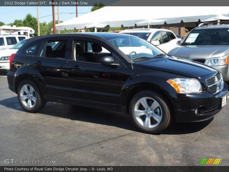 Black / Dark Slate Gray 2012 Dodge Caliber SXT