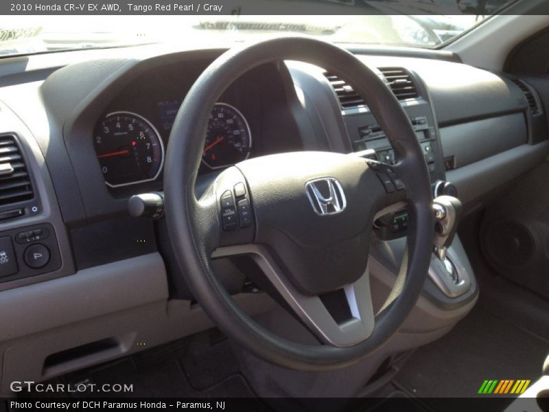Tango Red Pearl / Gray 2010 Honda CR-V EX AWD