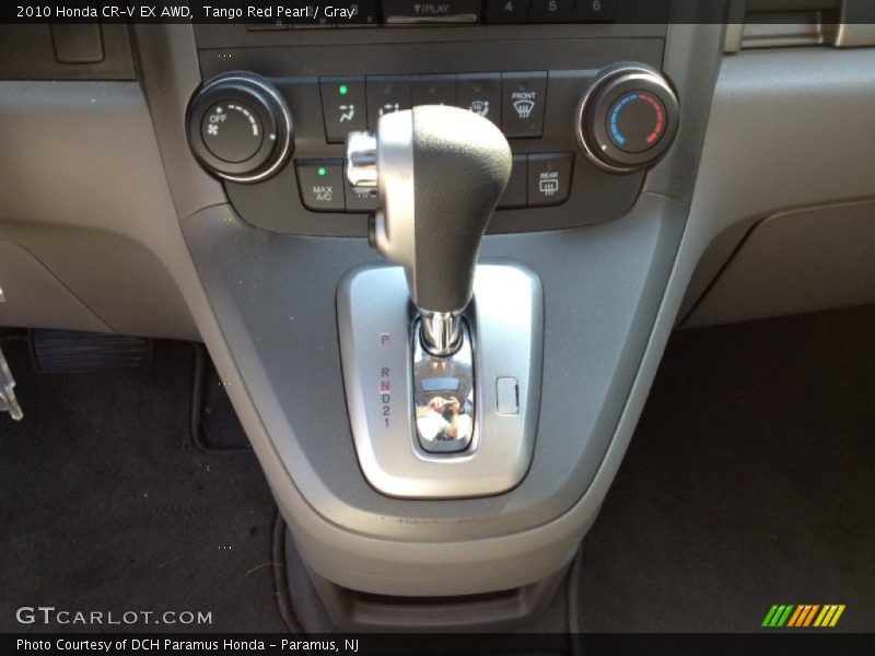Tango Red Pearl / Gray 2010 Honda CR-V EX AWD