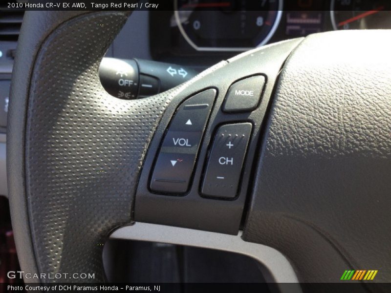 Tango Red Pearl / Gray 2010 Honda CR-V EX AWD