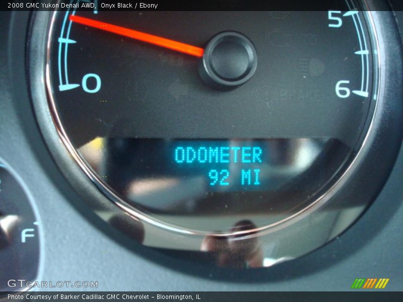 Onyx Black / Ebony 2008 GMC Yukon Denali AWD
