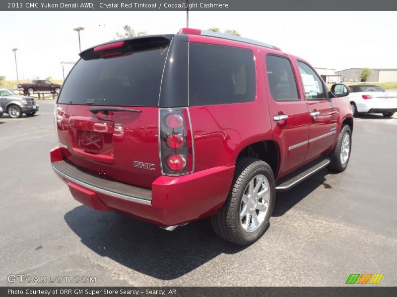 Crystal Red Tintcoat / Cocoa/Light Cashmere 2013 GMC Yukon Denali AWD