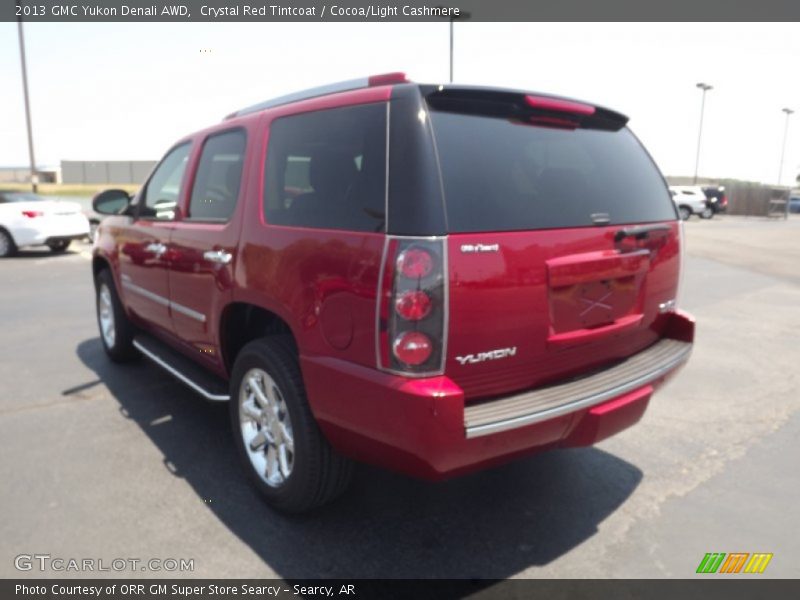 Crystal Red Tintcoat / Cocoa/Light Cashmere 2013 GMC Yukon Denali AWD
