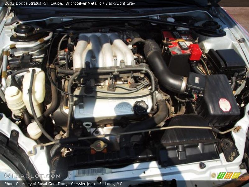 Bright Silver Metallic / Black/Light Gray 2002 Dodge Stratus R/T Coupe