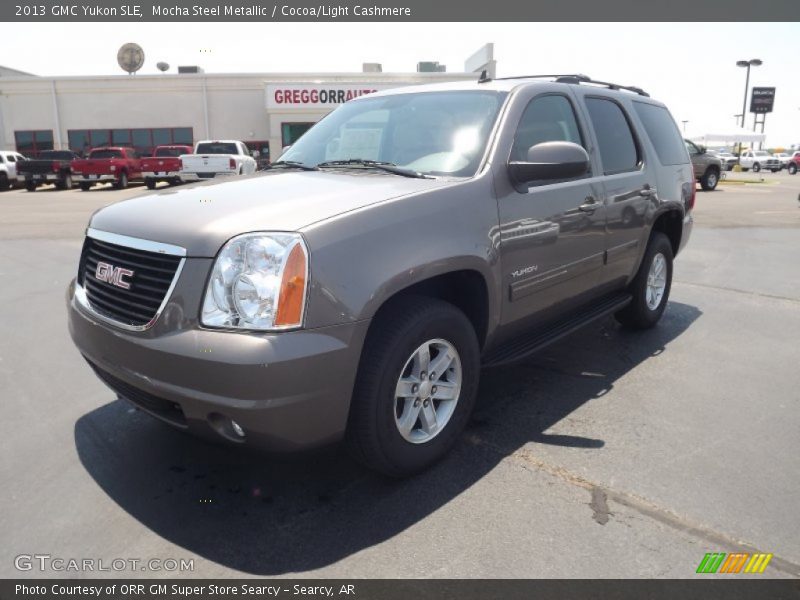 Mocha Steel Metallic / Cocoa/Light Cashmere 2013 GMC Yukon SLE