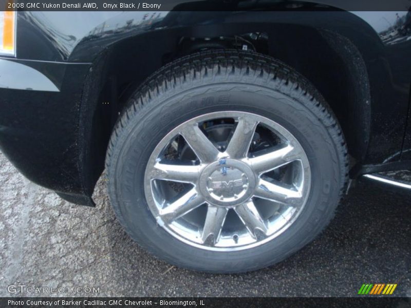 Onyx Black / Ebony 2008 GMC Yukon Denali AWD