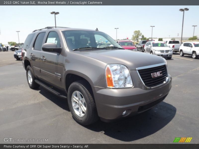 Mocha Steel Metallic / Cocoa/Light Cashmere 2013 GMC Yukon SLE