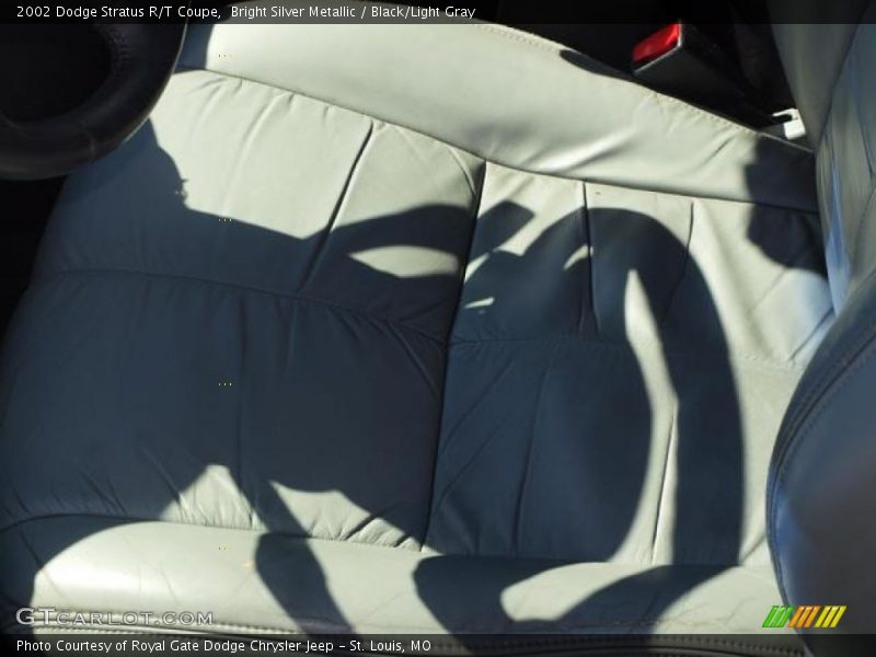 Bright Silver Metallic / Black/Light Gray 2002 Dodge Stratus R/T Coupe