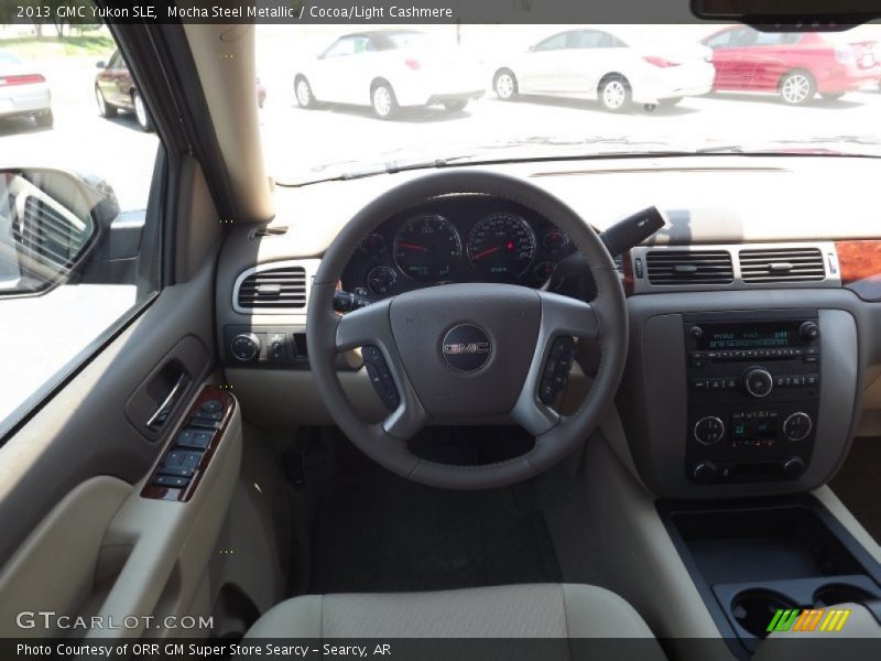 Mocha Steel Metallic / Cocoa/Light Cashmere 2013 GMC Yukon SLE