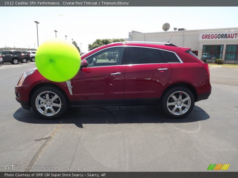 Crystal Red Tintcoat / Titanium/Ebony 2012 Cadillac SRX Performance