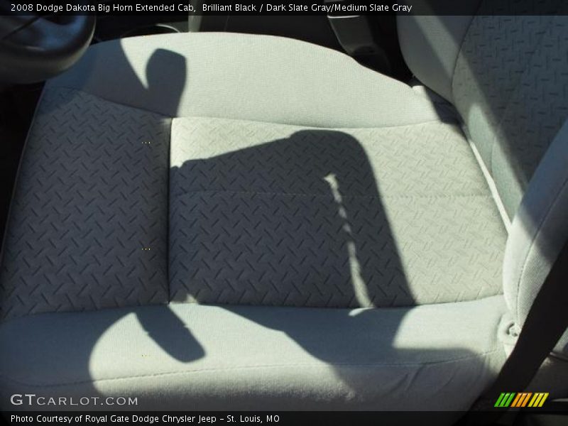 Brilliant Black / Dark Slate Gray/Medium Slate Gray 2008 Dodge Dakota Big Horn Extended Cab