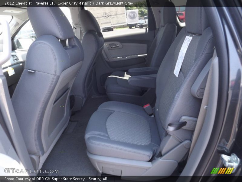 Cyber Gray Metallic / Dark Gray/Light Gray 2012 Chevrolet Traverse LT