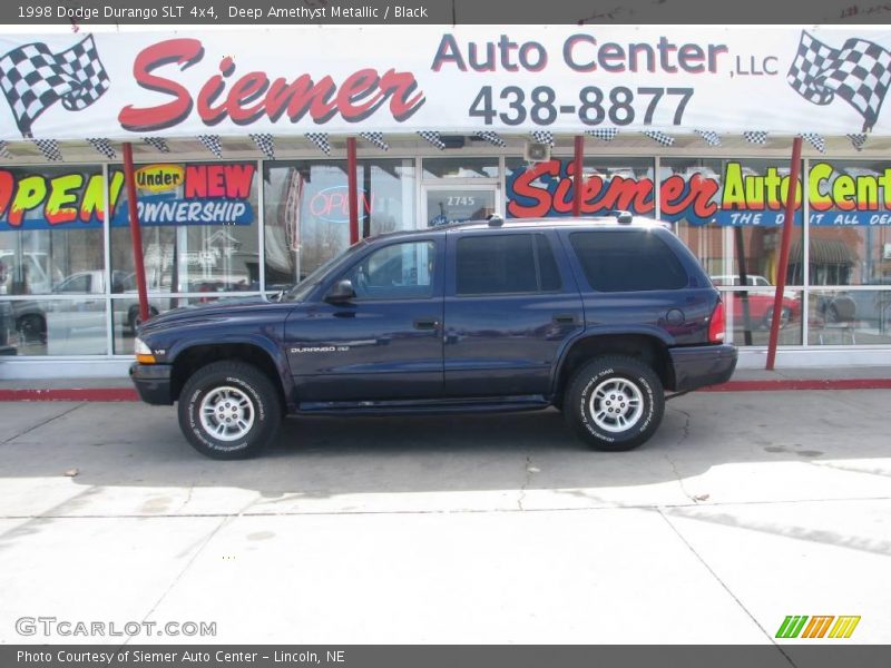 Deep Amethyst Metallic / Black 1998 Dodge Durango SLT 4x4