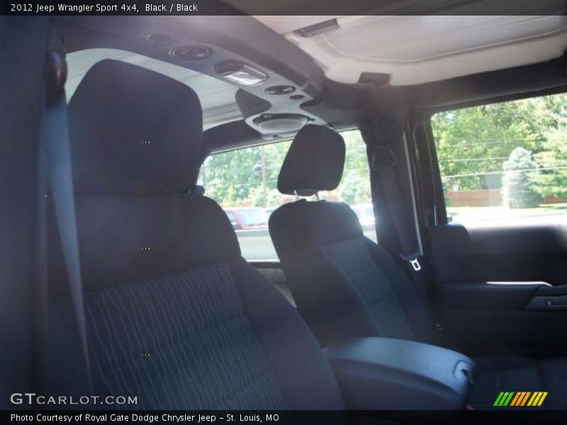 Black / Black 2012 Jeep Wrangler Sport 4x4