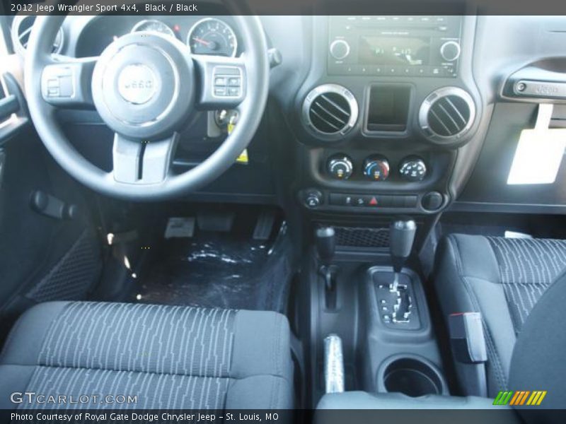 Black / Black 2012 Jeep Wrangler Sport 4x4