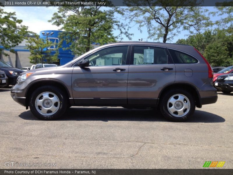 Urban Titanium Metallic / Ivory 2011 Honda CR-V LX 4WD