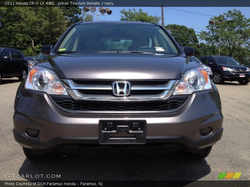 Urban Titanium Metallic / Ivory 2011 Honda CR-V LX 4WD