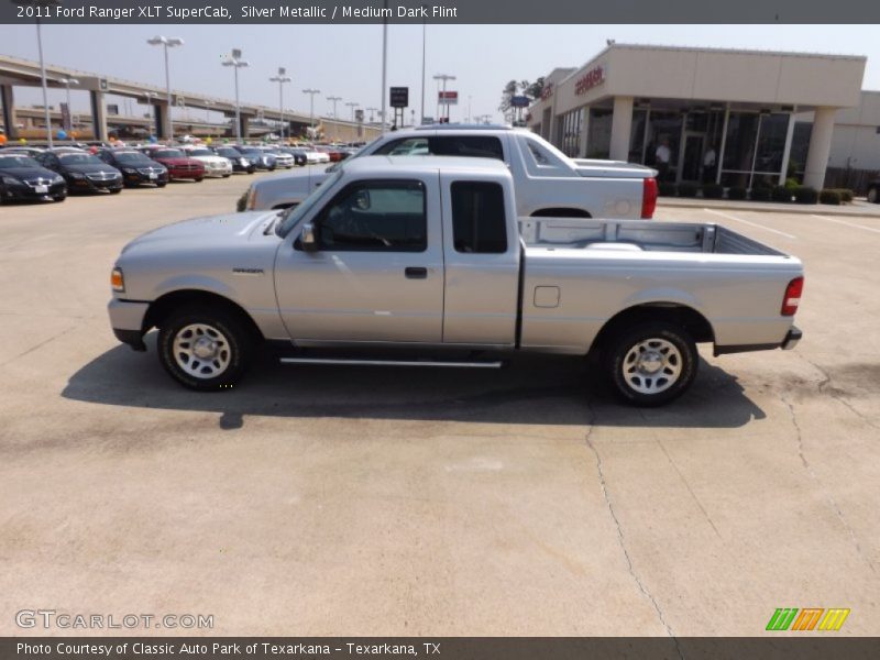 Silver Metallic / Medium Dark Flint 2011 Ford Ranger XLT SuperCab