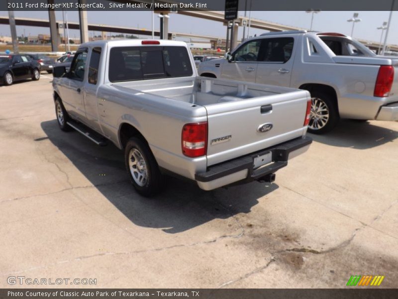 Silver Metallic / Medium Dark Flint 2011 Ford Ranger XLT SuperCab